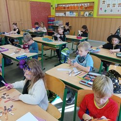 Halloweenské vyučování v 1. A