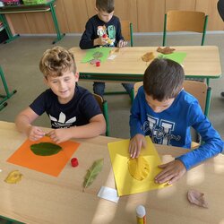 Podzimní dílničky ve školní družině