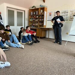 Návštěva žáků druhého stupně v městské knihovně