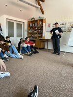 Návštěva žáků druhého stupně v městské knihovně