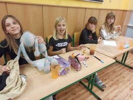 Spaní ve škole ve třídě 4. A