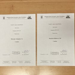 Soutěž v jazyce španělském - školní kolo
