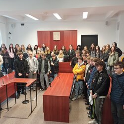 Exkurze 9. ročníků u Okresního soudu v Pardubicích