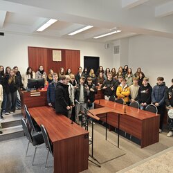 Exkurze 9. ročníků u Okresního soudu v Pardubicích