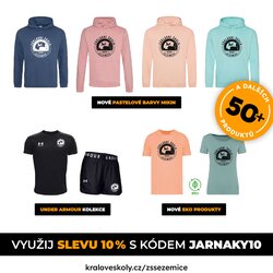 Nová kolekce oblečení s logem naší školy již v prodeji