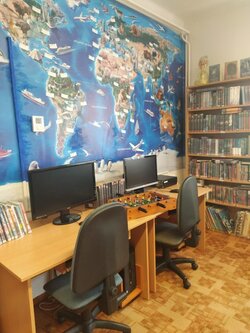 Návštěva 7. A a 7. B v knihovně