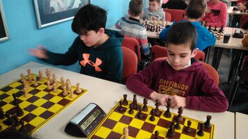 Krajský přebor družstev škol v šachu - 3. místo družstva ZŠ Sezemice