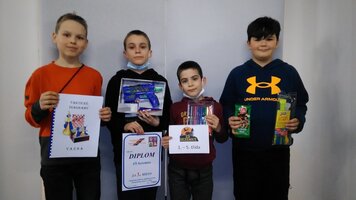 Krajský přebor družstev škol v šachu - 3. místo družstva ZŠ Sezemice
