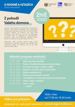 Pozvánka na webinář Rizika sociálních sítí