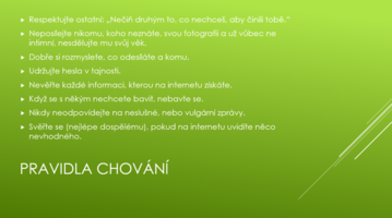 Bezpečně na internetu a sociálních sítích