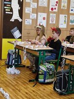 Pečení perníčků v 1. C a čertovský den