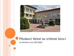 Přijímací řízení na střední školy