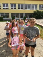 3. A se loučila se školním rokem