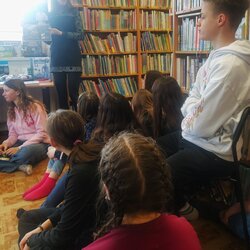 7. A a 7. B v Městské knihovně Sezemice