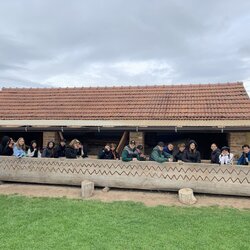 Exkurze šestého ročníku do archeoparku ve Všestarech