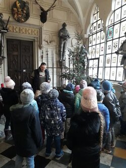Projektový den - Historie Vánoc na zámku Žleby