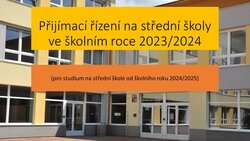 Přijímací řízení na střední školy - informace