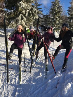 Zpravodajství z lyžařského kurzu