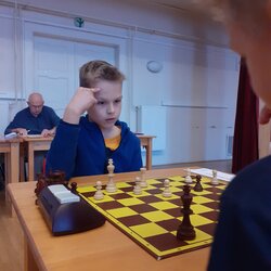 Okresní přebor školních družstev v šachu - 3. místo s postupem do Krajského přeboru