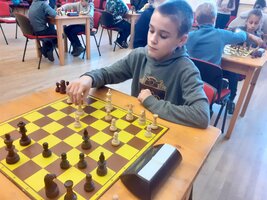 Okresní přebor školních družstev v šachu - 3. místo s postupem do Krajského přeboru