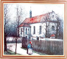 J. Pošva - Kostel Nejsvětější Trojice v Sezemicích