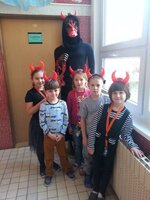 Mikuláš, čert a anděl ve školní družině