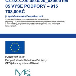 EU - projekt Šablony III.