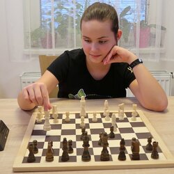 Adélka Šafaříková - úspěch v celostátní šachové soutěži